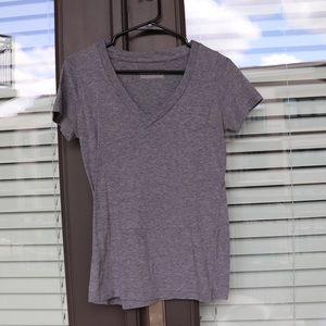 Gray Mossimo Boyfriend Shirt